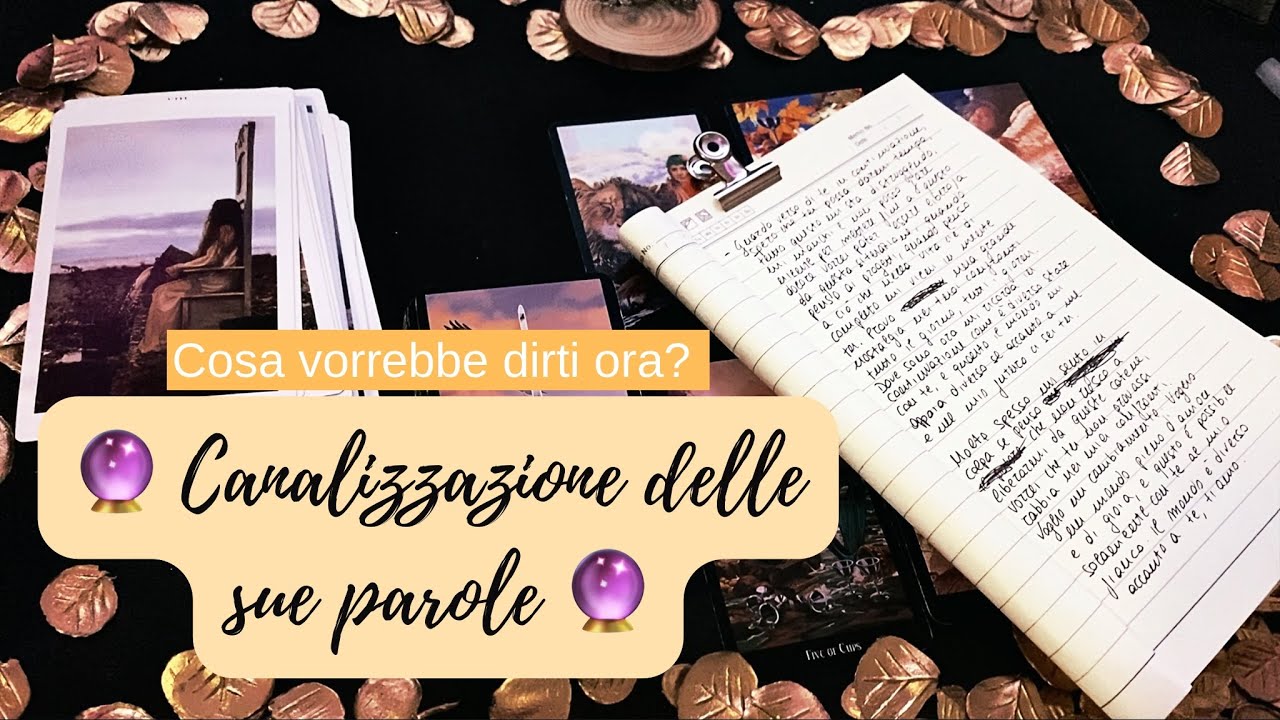 🔮Cosa vorrebbe dirti in questo momento? | ✨CANALIZZAZIONE✨ del suo pensiero🔮 | Interattivo Tarocchi