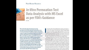 Statistical analysis of in vitro permeation test (IVPT) study data with IVPT-Stat v2.0