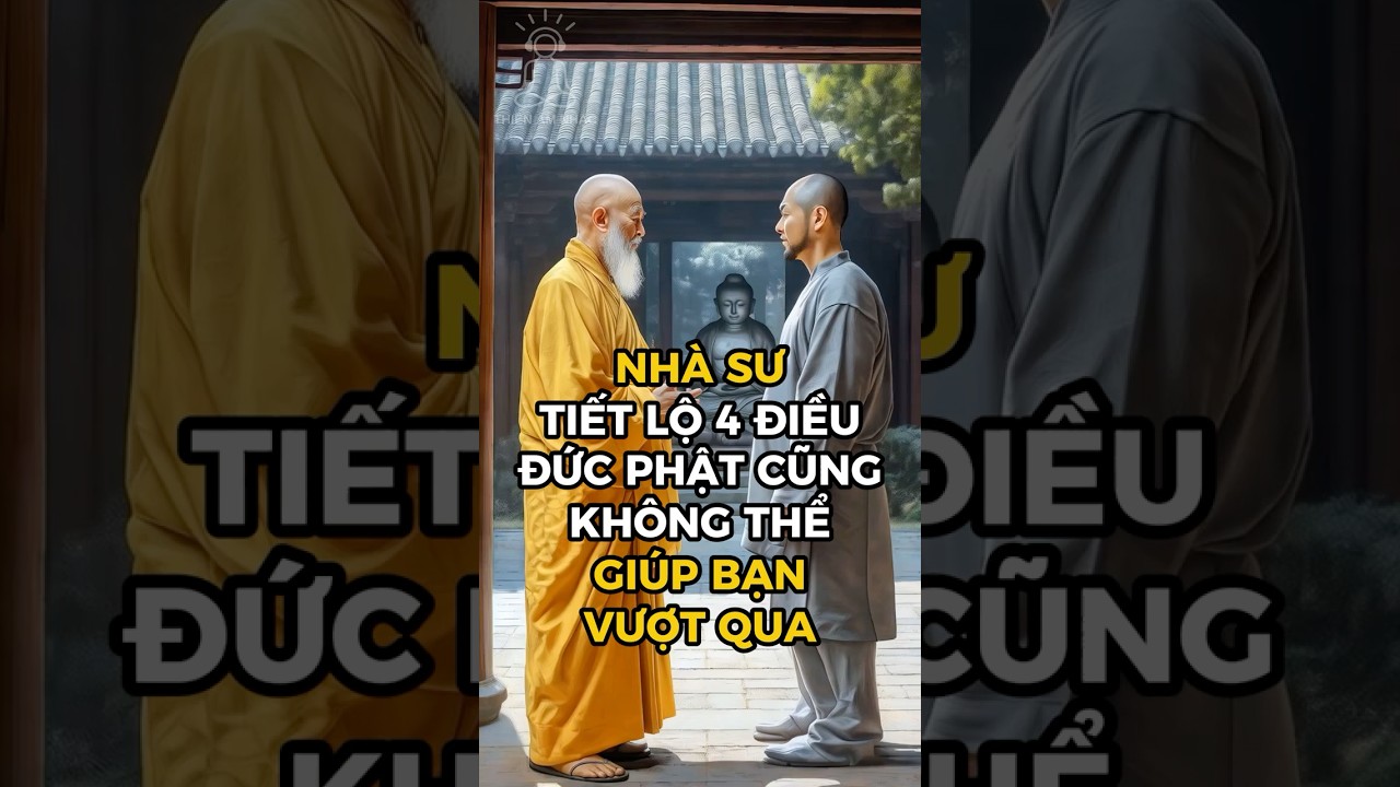 Câu chuyện chánh kiến: Nhà sư tiết lộ 4 điều Đức Phật cũng không thể giúp bạn vượt qua