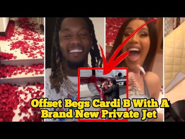 OMG!🛑 Offset Begs Cardi B To Take Him Back With A Brand New $50 million  Private Jet - YouTube