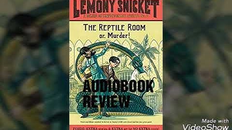 ASOUE The Reptile Room by Lemony Snicket -Audiobook Review