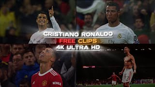 Cristiano Ronaldo Manchester United Real Madrid Free Clips For Edit 4K Ultra Hd Nocopyright