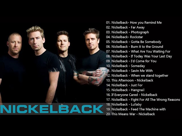 N I C K E L B A C K Greatest Hits Full Album - N I C K E L B A C K  Best Songs class=