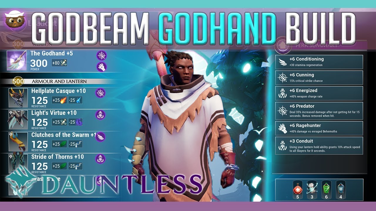 Dauntless Godhand Builds for Big Beam Damage - Buffs & Some Theory Crafting  to make it better 