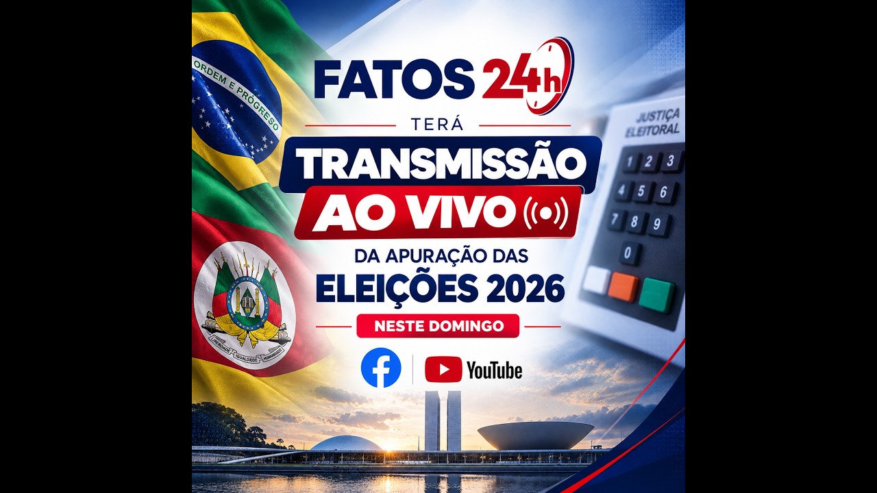 🔴 AO VIVO | APURAÇÃO DAS ELEIÇÕES 2026