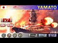 ✔ Бой Линкора "Yamato" X уровень Япония | [ WoWS ] World of WarShips REPLAYS