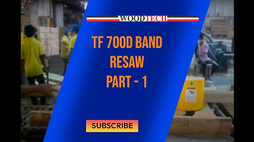 WOODTECH CONSULTANTS - TF 700D Band Resaw - PART 1 #woodtechchannel #factoryshorts
