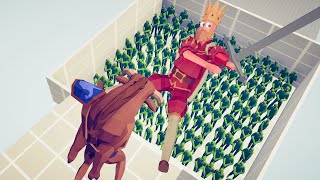 MINOTAUR CHARGE + ZOMBIE PIT vs EVERY UNIT - TABS Totally Accurate Battle Simulator