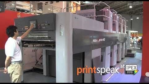 Quick Demo, Akiyama J-Print offset press