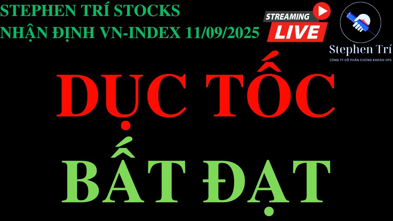 🔴VN-INDEX 11/09/2025: Cứ đu vào là chỉnh - Ngồi ngoài là tăng - Tư duy điểm mua