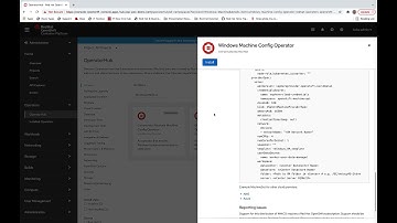 Windows Machine Config Operator Install (OCP 4.8)