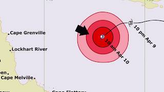 Understanding Tropical cyclone forecast track maps (QLD)