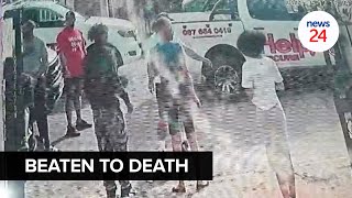WATCH | Mob of men stalk a father of three before beating him to death