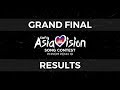 Own asiavision song contest 19 final results