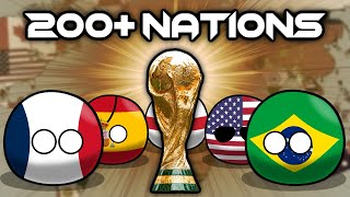 The World Cup but with Every Country | 200+ NATIONS! | Countryballs!