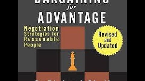 Bargaining for Advantage by Richard Shell Book Summary - Review (AudioBook)