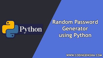 Random Password Generator using Python