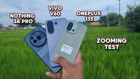 Zooming test with Nothing 3a pro vs Vivo v60 vs OnePlus 13s #trending #viralvideo #youtube 