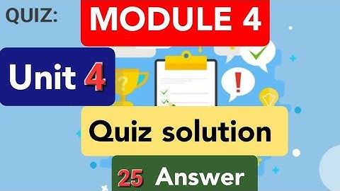 Module 4 unit 4 Quiz complete solution 25 questions #Module4 #unit4 #Teacher #Education #qaed