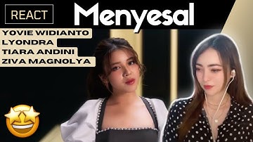 FIRST TIME REACTING to Yovie Widianto, Lyondra, Tiara Andini & Andiniziva Magnolya - Menyesal