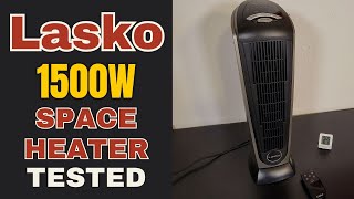 Lasko Tower Space Heater w/ Remote - Test & Features Overview by Rainforest Reviews 114 views 3 months ago 3 minutes, 50 seconds
