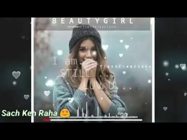 Tujhe kitna chahane lage Hum ❤️New female version sad 😘love whatsApp status video 2019 😭sad song