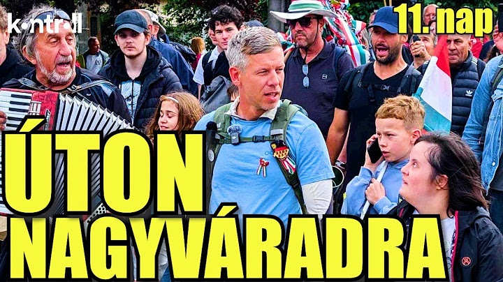 Magyar Péter megérkezik Nagyváradra