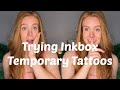 Trying Inkbox Temporary Tattoos for the first time