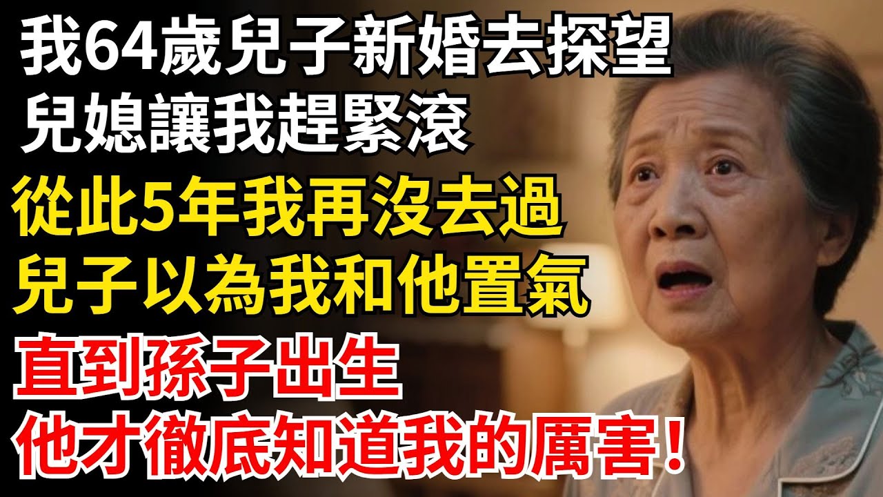 我64歲兒子新婚去探望，兒媳讓我趕緊滾，從此5年我再沒去過，兒子以為我和他置氣，直到孫子出生，他才徹底知道我的厲害！#晚年生活#中老年生活#為人處世#生活經驗#情感故事#幸福人生