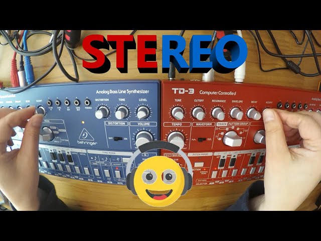Behringer TD-3 Blue/Red double pack STEREO jam 🎧 - YouTube