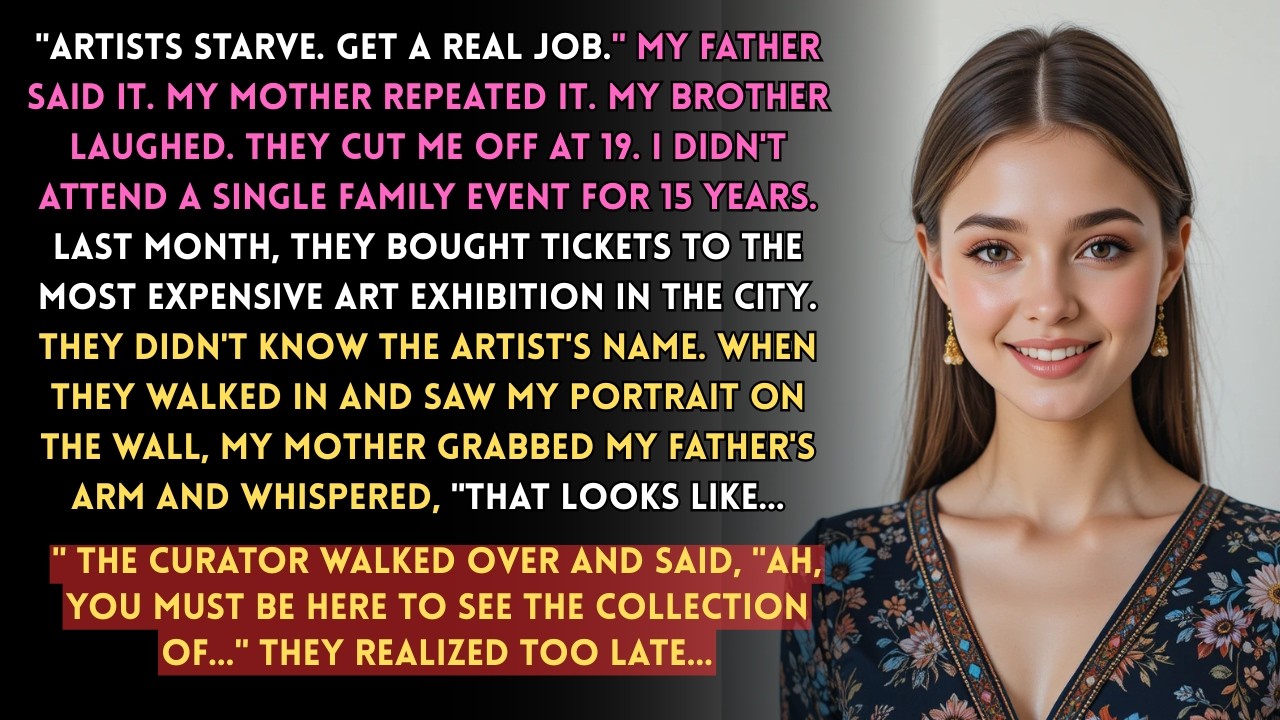 My Family Said I'd Die Poor Because I Chose Art — They Didn't Recognize Me at the Museum Gala