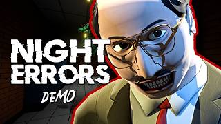 I Save You From Your Nightmares! | Night Errors Demo | Indie Horror Game screenshot 1