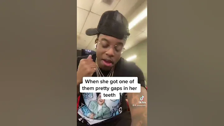 When she got a pretty gap in her teeth