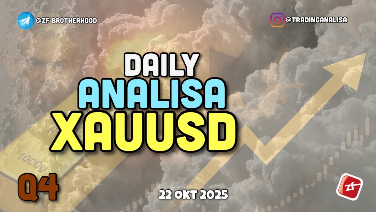 Analisa Teknikal XAUUSD hari ini‼️Daily Forecast, tgl 22 Okt 2025