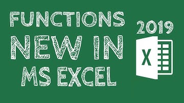 What Are The New Functions In Microsoft Excel 2019 -  TAIK Power BI