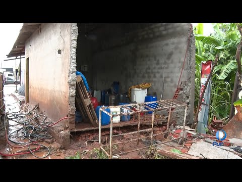 Chuva forte em Goiânia provoca prejuízo