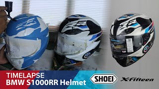 How To Paint BMW S1000RR Helmet | SHOEI X-15