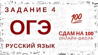 ОГЭ по русскому языку. Задание 4. Правописание приставок.