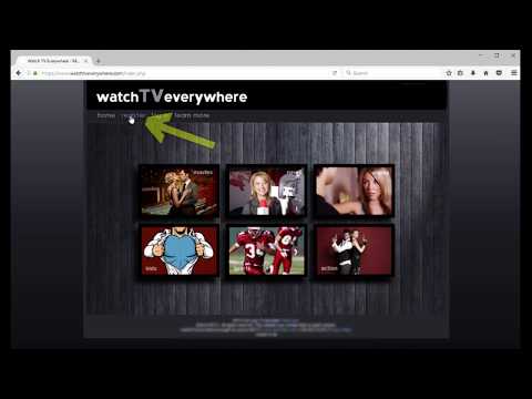 watchTVeverywhere Sign Up Tutorial