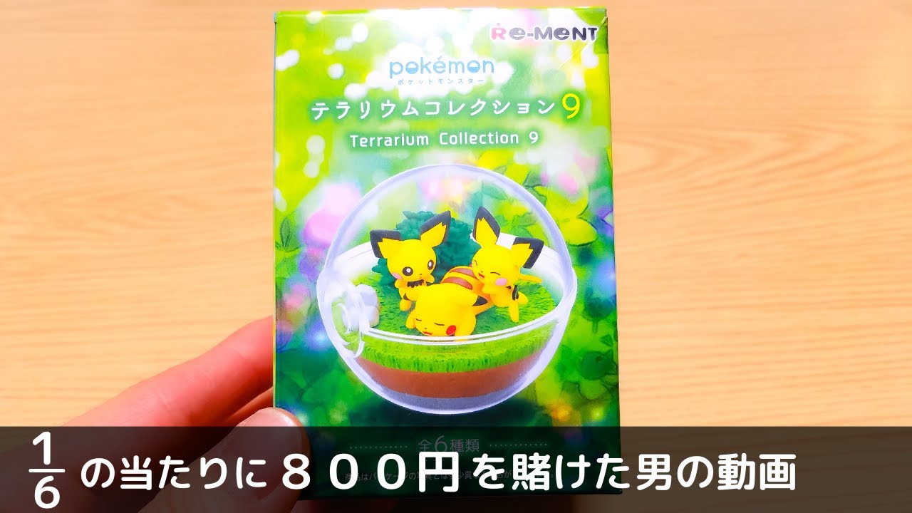 趣味の動画 ８００円のポケモンガチャ ポケモンテラリウムコレクション９ Youtube