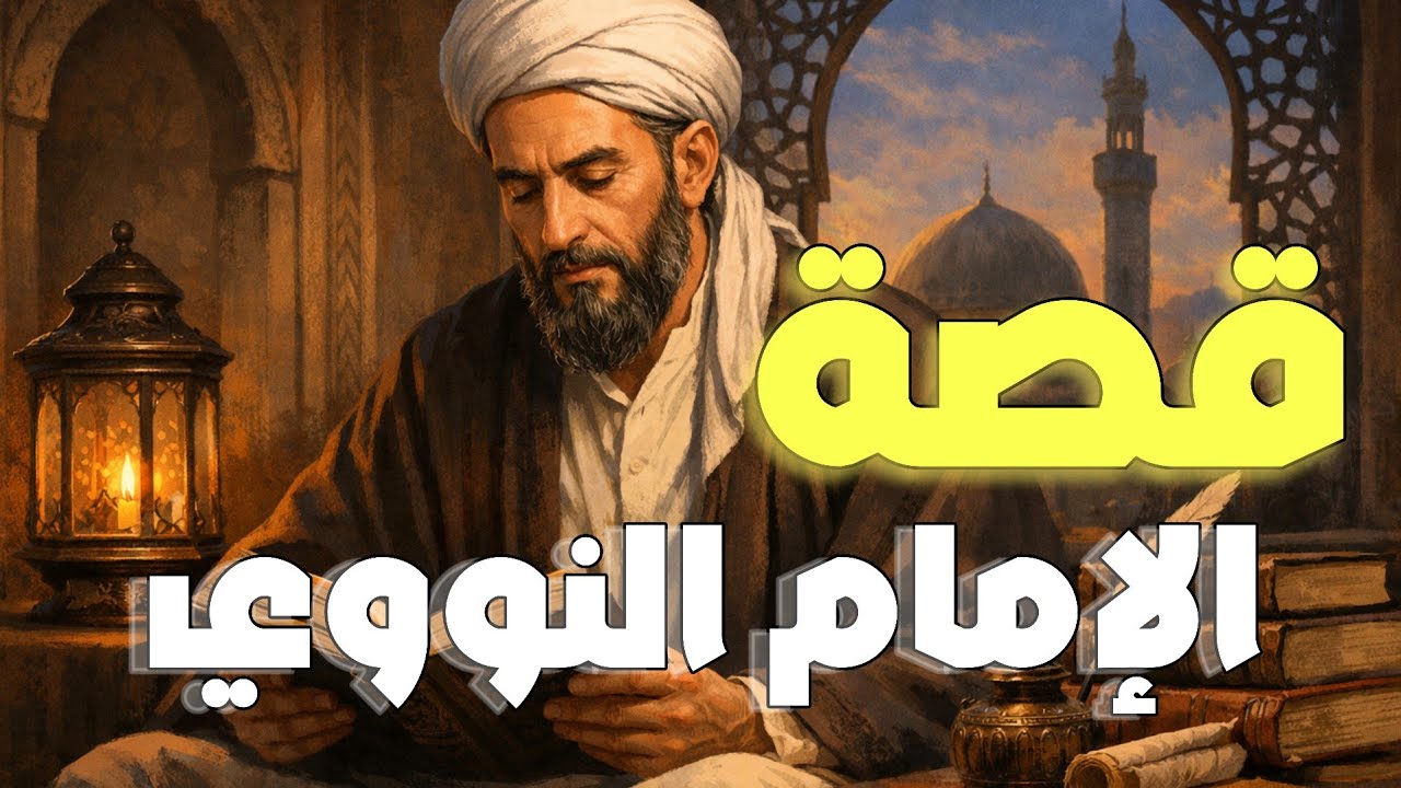 قصة الامام النووي | حياة عالم مسلم زاهد وكتبه الخالدة وصاحب الأربعين النووية - قصص علماء الأمة
