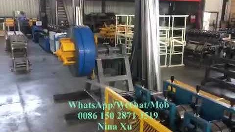 Autoamtically Adjustable drywall stud & track roll forming machine with punching holes210213