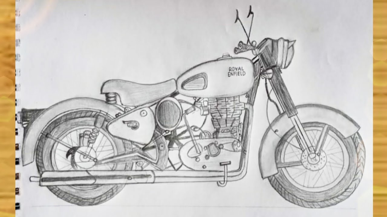 An illustration of Royal Enfield classic 350 on Behance | Bike  illustration, Royal enfield, Motorbike art
