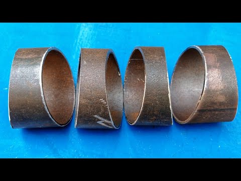 Cutting Pipe With Cut Off Machine // Metal Pipe Elbow