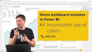 Inconsistent use of colors in Power BI [Worst dashboard mistakes #4]