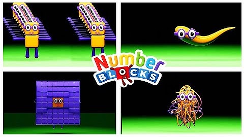 NEW! NUMBERBLOCKS Quadparison Part 31 | 3D Blender Lab