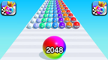 Ball Merger 2048, Number Race, Number Run - All Levels Gameplay Android,ios Tikok Video KZMVWIL