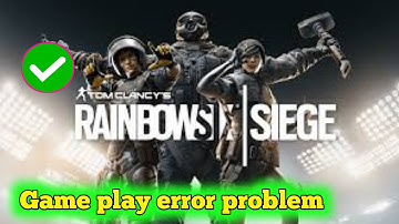 Rainbow Six Siege Server Connection error problem || Game opening not working? Server down