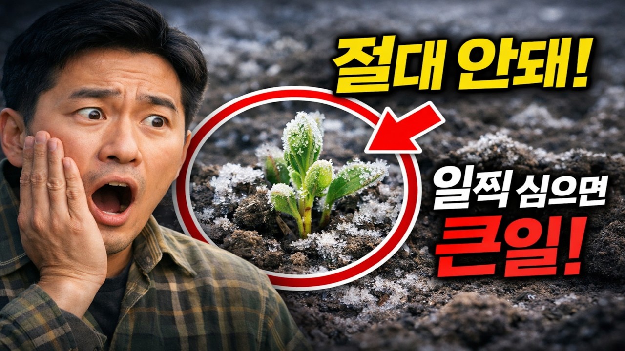 정원사의 20가지 치명적 실수! 절대 일찍 심으면 안 되는 작물은 무엇일까요?