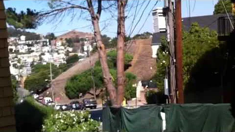 Patrick Kissling Plays His Horn Atop Kite Hill